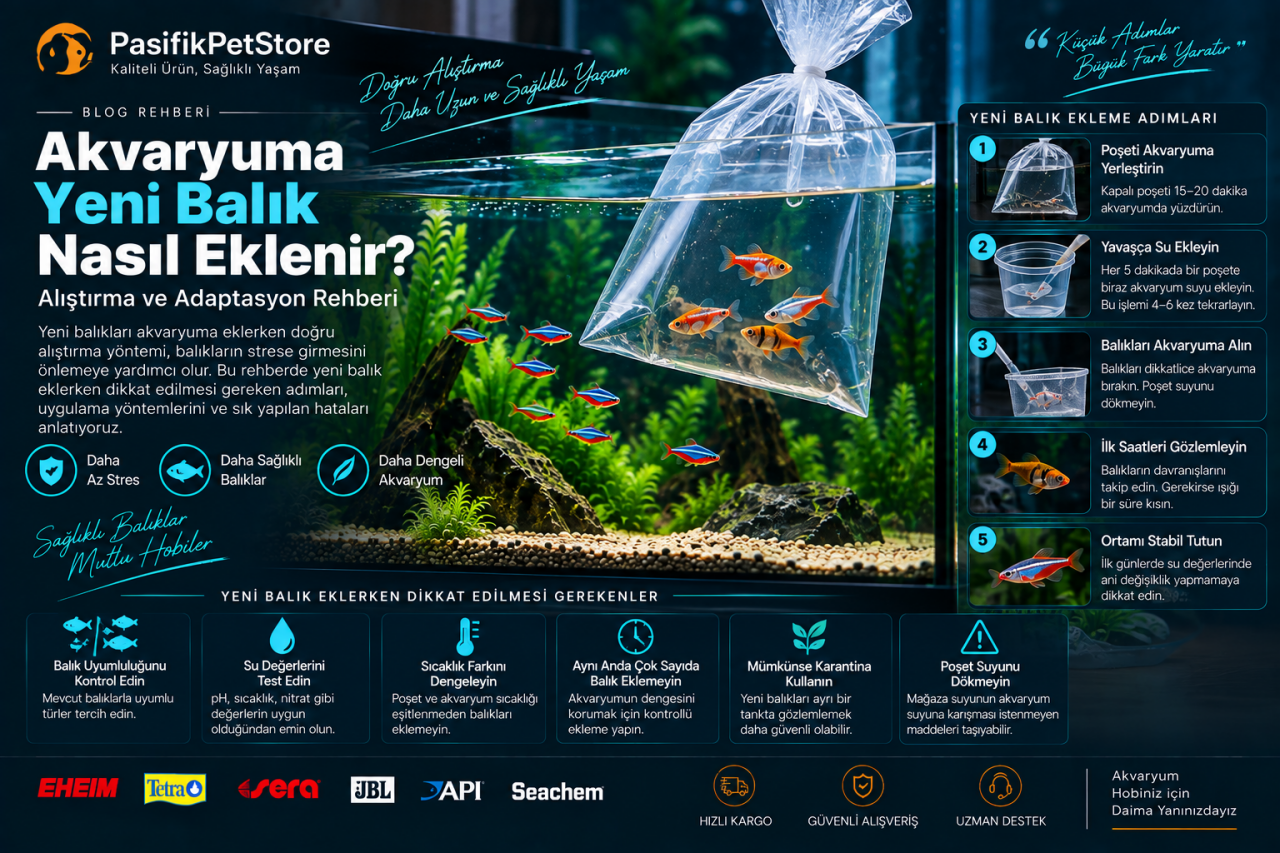 Akvaryuma Yeni Balık Nasıl Eklenir? Alıştırma ve Adaptasyon Rehberi