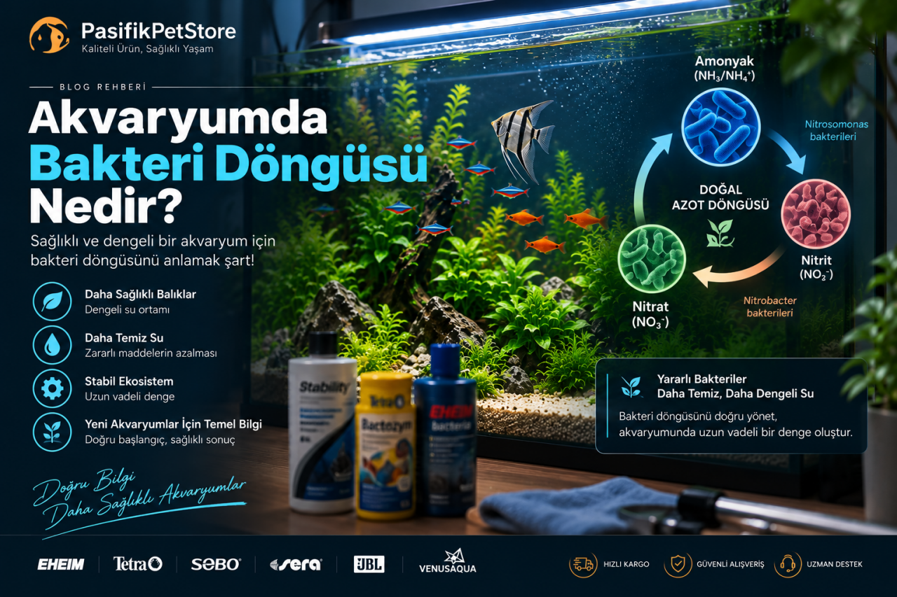 Akvaryumda Bakteri Döngüsü Nedir? Yeni Akvaryum İçin Kapsamlı Rehber