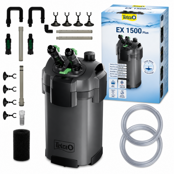 Tetra EX-1500 Plus Akvaryum Dış Filtre 1900 Lt/H (Dolu)