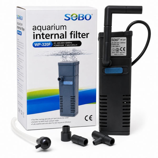 Sobo WP-320F Akvaryum İç Filtre 500 Lt/S