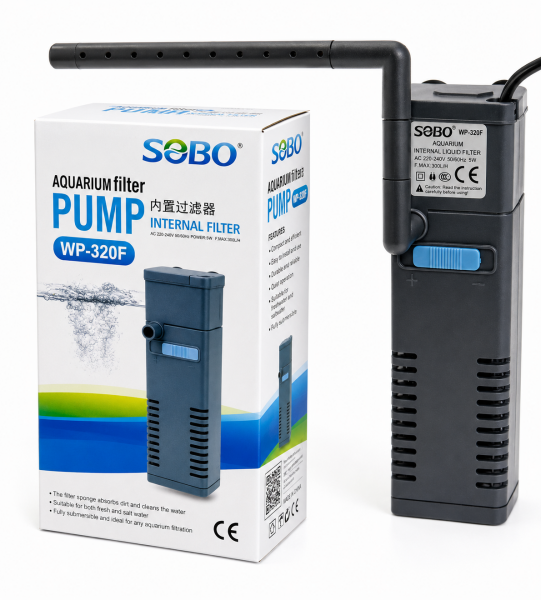Sobo WP-320F Akvaryum İç Filtre 500 Lt/S