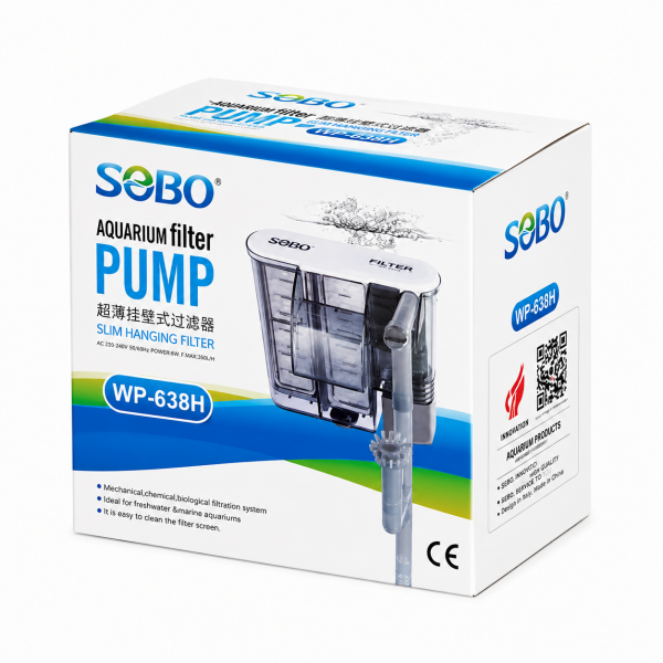 Sobo WP-638H Akvayum Slim Şelale Filtre 7W 500 Lt