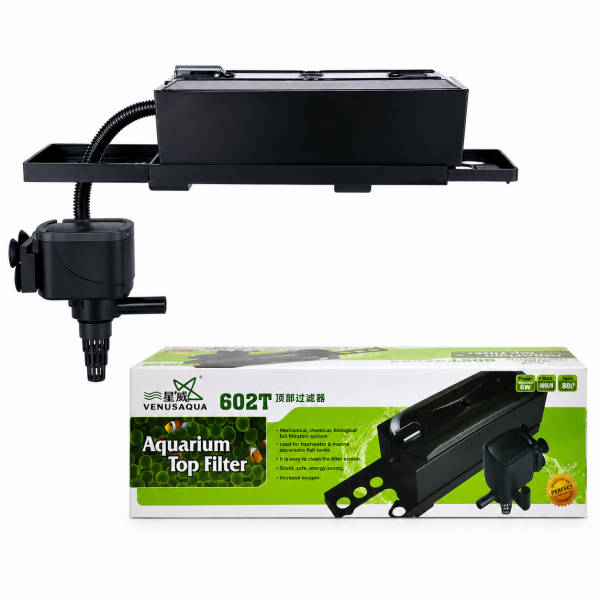 Venusaqua 602T Tepe Filtre 1800L/H 30W