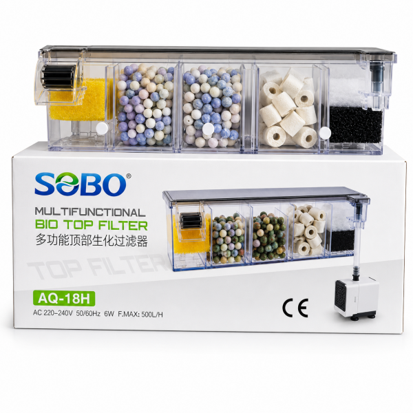 Sobo Bio Askı Filtre 6W. 500 Lt/Saat AQ-18H