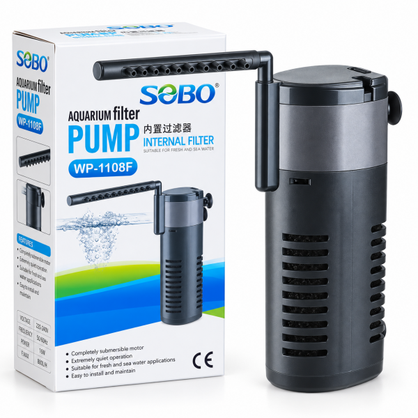 Sobo WP-1105F Şelale Aparatlı İç Filtre 200 Lt/h 5W